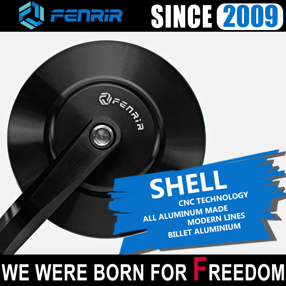 FENRIR Motorcycle Bar End Mirror for GSX8S GSX8R GSXR1000R 2017-2025 GSX1300R Hayabusa 2021-2025