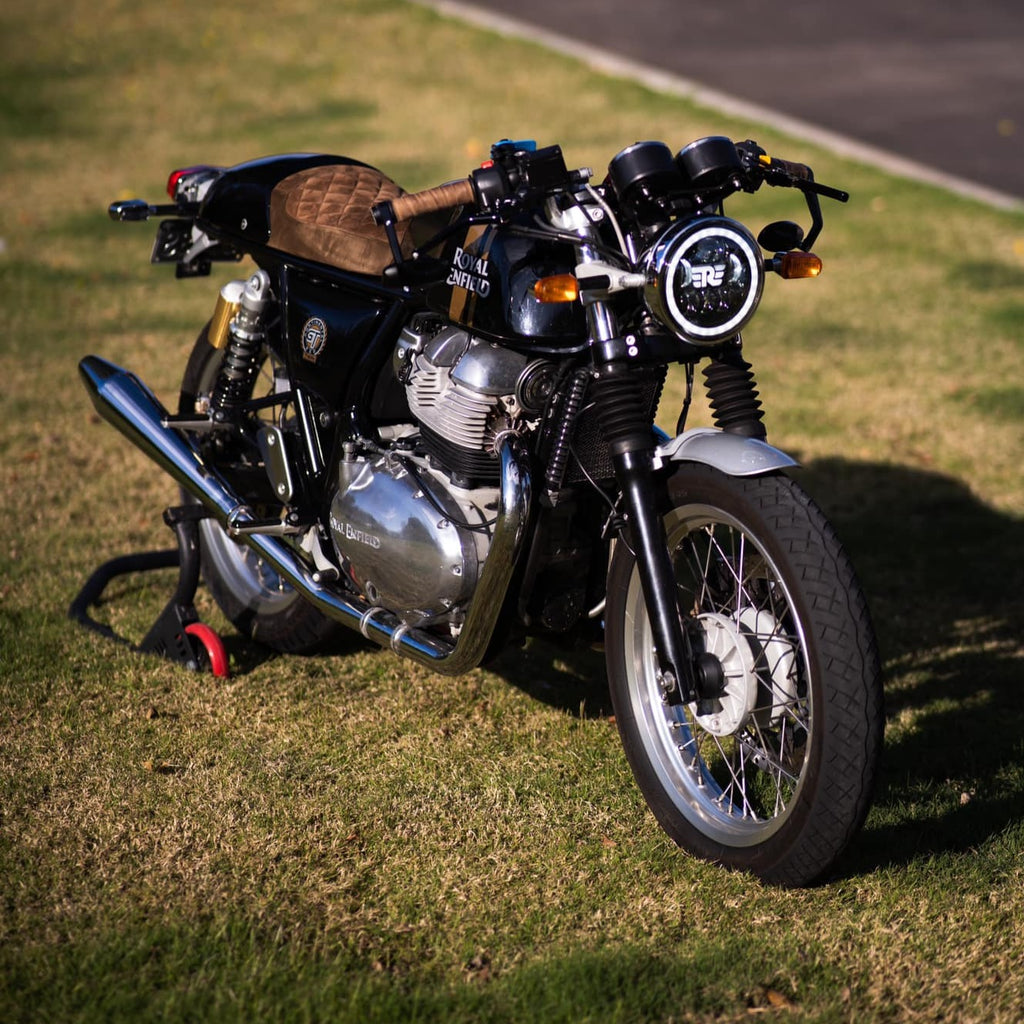 FENRIR CNC aluminiumslegering Cafe Racer Svart Motorsykkel Bar End Speil Sidestyrspeil Universal bakoversikt For Sport Naken Street Cruiser Scooter