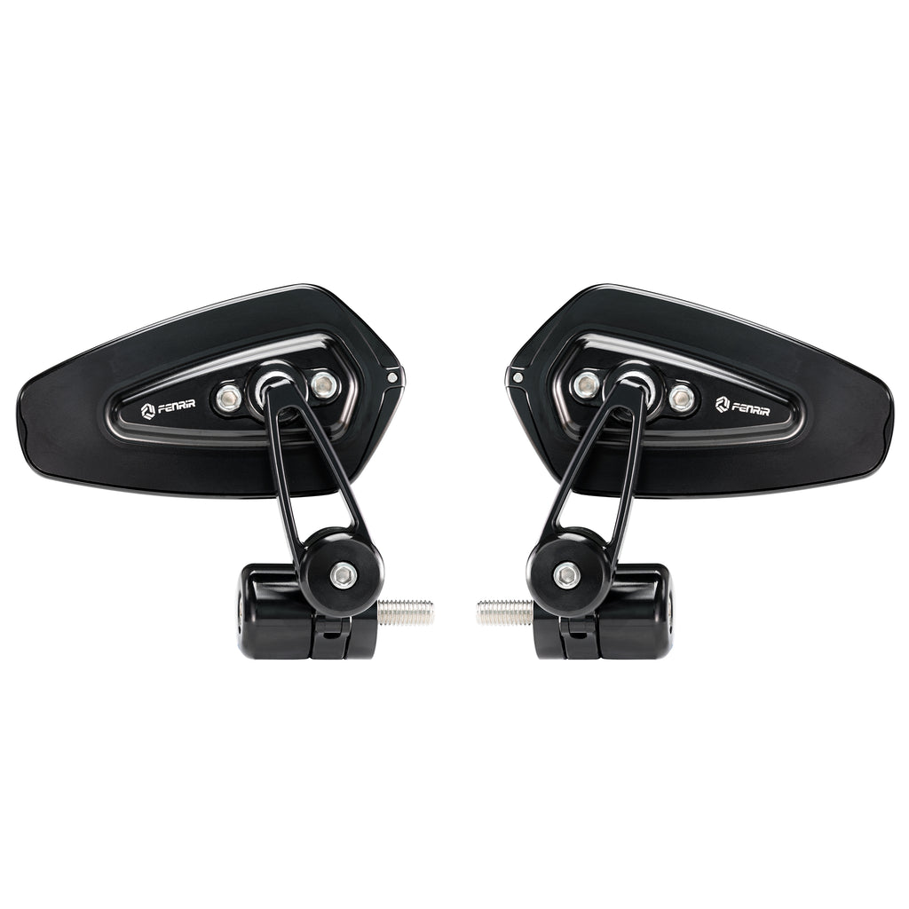 FENRIR Motorcycle Handlebar Bar End Mirrors Mirror For Z1000 Z900 Z800 Z750 Z500 Z400 Z300 Z250 ZH2 Ninja500 Ninja400 ZX6R ZX10R ZX25R ZX4R ZX14R ER6N ER6F Z900RS Z650RS Vulcan S Eliminator