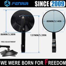 将图片加载到图库查看器,FENRIR Motorcycle Bar End Mirror for XSR900(2022-2025) XSR900GP Brutale675 Brutale800 Brutale1000RS