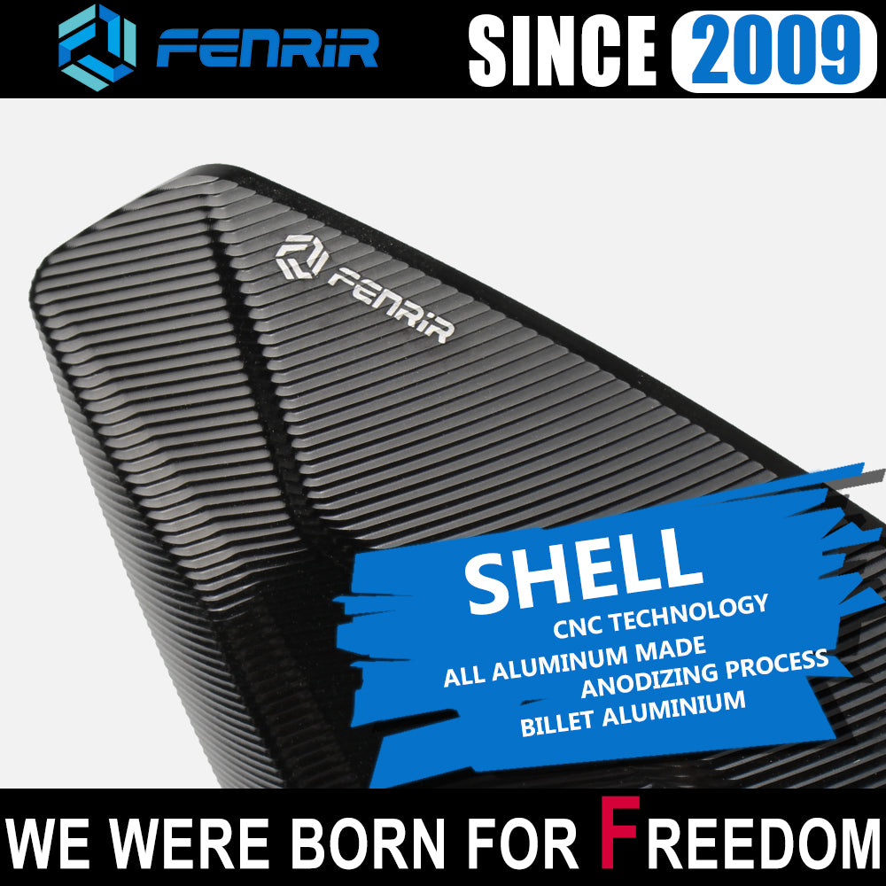 FENRIR Emark Motorcycle Bar End Mirror for MT125/MT07/MT09(13-20)/MT10/MT01/XSR700/XSR900(16-21)/FZ6/FZ07/FZ09/FZ10/FZ1/Niken/TMAX530/TMAX560/XJ6/XJR1300/XJR1200