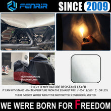 Load image into Gallery viewer, FENRIR 111&quot; Inch 281CM 420D Trike Motorcycle Cover Waterproof Outdoor Storage Exhaust Pipe Anti-Scalding Antenna Hole for FREEWHEELER TRI Glide Ultra CVO TRI Glide Trike Goldwing Trike Roadmaster