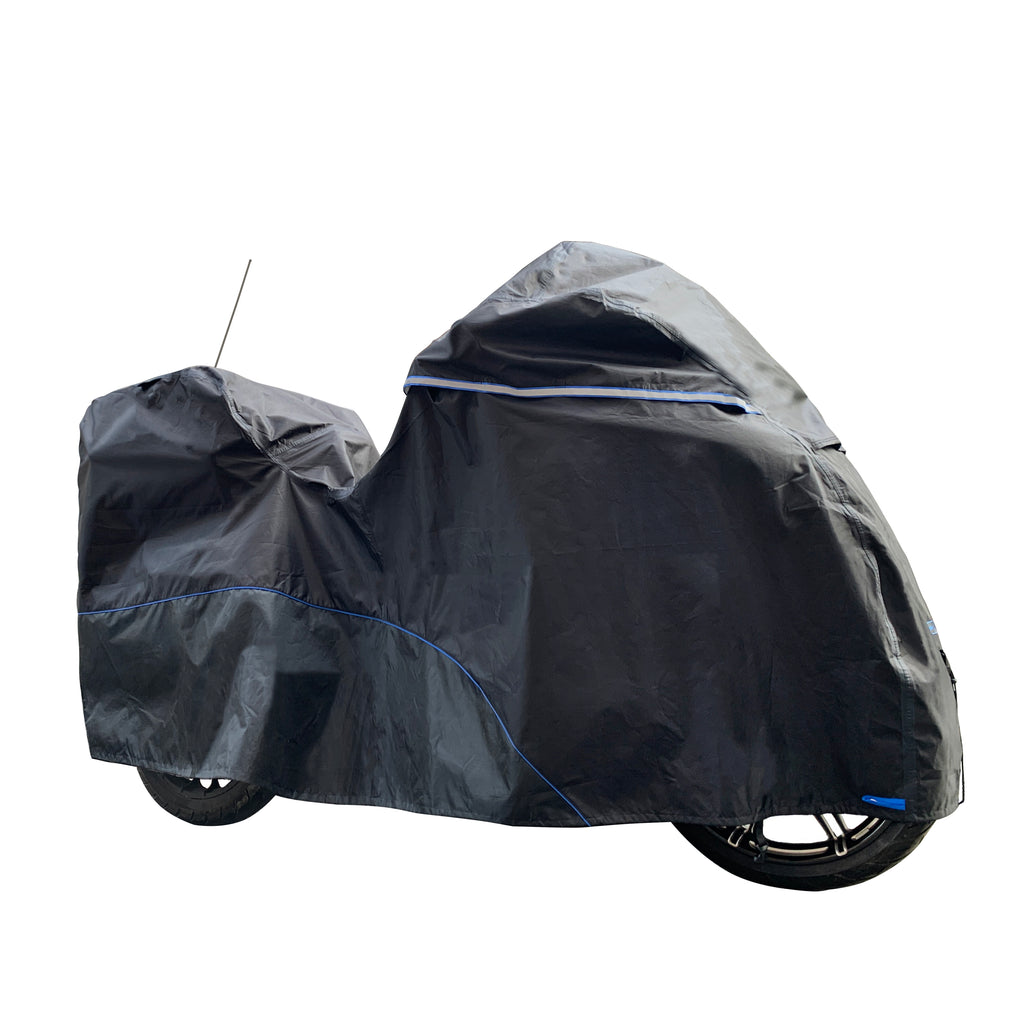 FENRIR 108" 275CM 420D Motorcycle Cover Waterproof Outdoor for Touring Gold Wing Star Venture K1600GTL Roadmaster Road Glide Ultra Limited Voyager