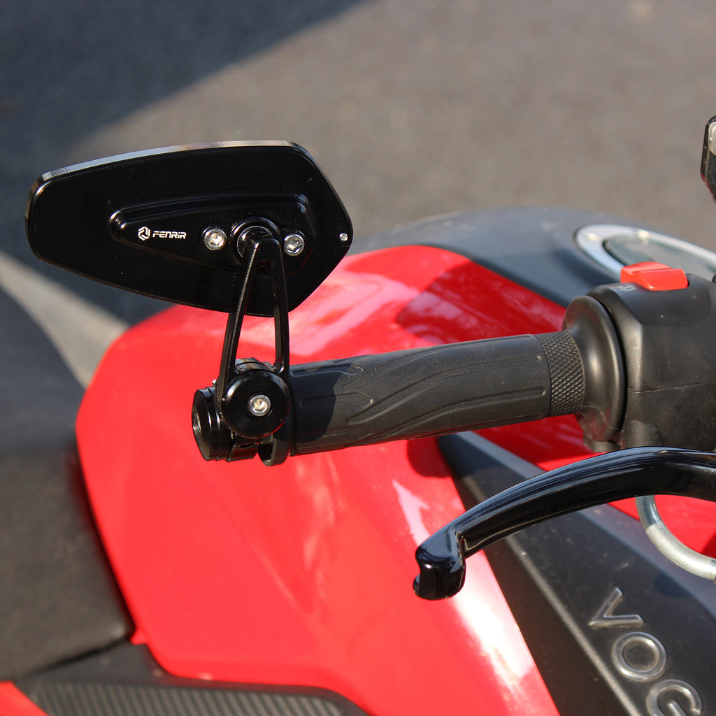 FENRIR CNC Aluminum Alloy Black Motorcycle Bar End Mirrors For XSR900(2022-2025) XSR900GP Brutale675 Brutale800 Brutale1000RS