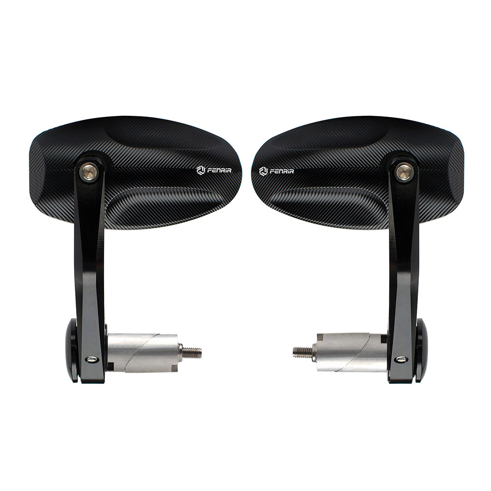 FENRIR กระจกปลายแฮนด์มอเตอร์ไซค์สำหรับแฮนด์บาร์ขนาด 1"INCH 25MM