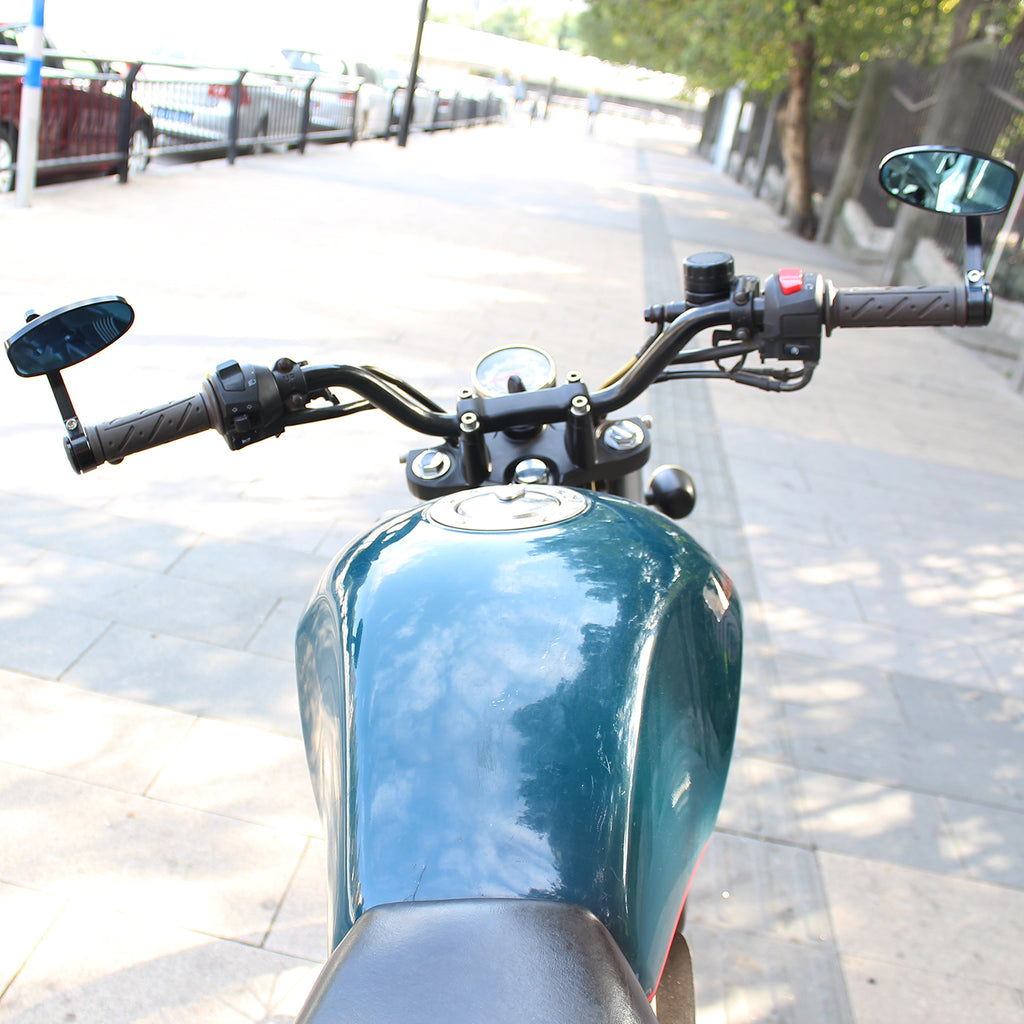 FENRIR 오토바이 바 엔드 미러 Z1000 Z900 Z800 Z750 Z400 Z900RS Z650RS ZH2 Ninja1000 Ninja400 ZX6R ZX10R ZX25R ZX14R ER6N ER6F Vulcan S ZRX1200