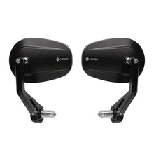 Charger l'image dans la galerie, FENRIR CNC Aluminium Alliage Café Racer Rétro Noir Moto Bar Fin Rétroviseurs Côté Guidon Miroir Universel Pour Sport Naked Street Cruiser Scooter