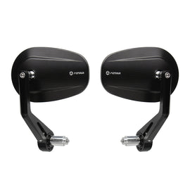 FENRIR ЧПУ из алюминиевого сплава Cafe Racer Ретро черный мотоциклетный бар Торцевые зеркала Боковые зеркала на руль Универсальные для спорта Naked Street Cruiser Scooter