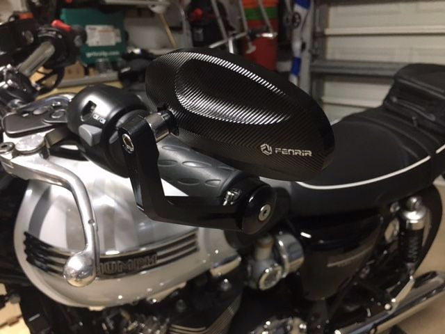 FENRIR Motorcycle bar end mirrror in Triump BONNEVILLE SPEEDMASTER