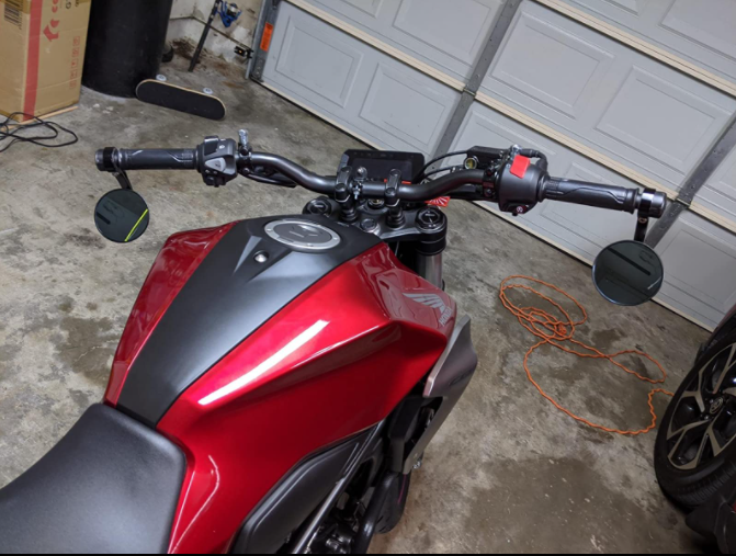 FENRIR Motorcycle bar end mirror in HONDA CB300R