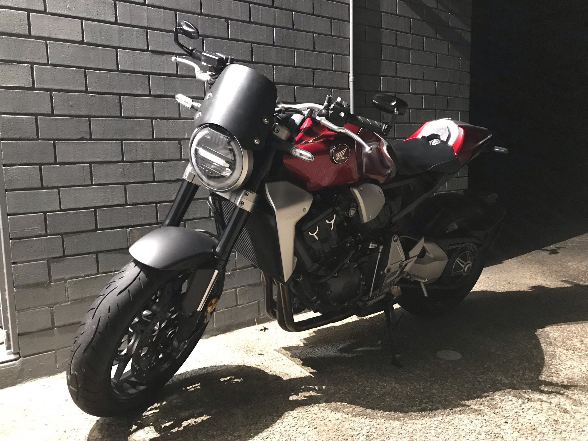 FENRIR Motorcycle bar end mirror in HONDA CB650R