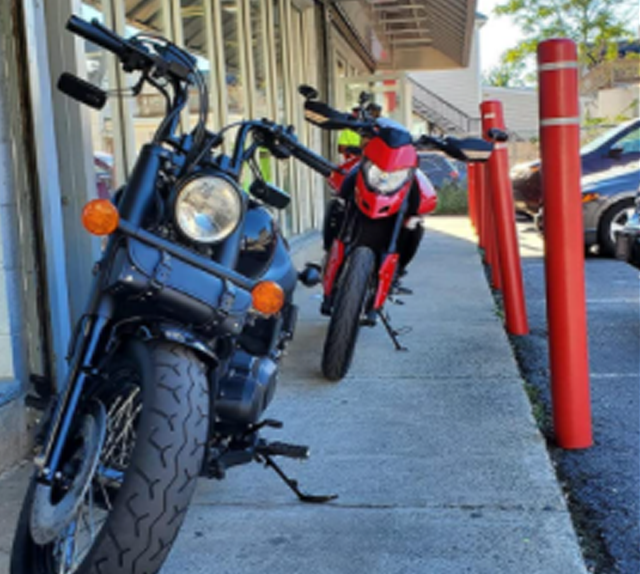 FENRIR Motorcycle bar end mirror in DUCATI Hypermotard