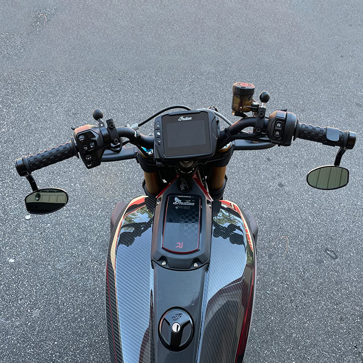 FENRIR Motorcycle Bar End Mirror In INDIAN FTR1200 801-0324