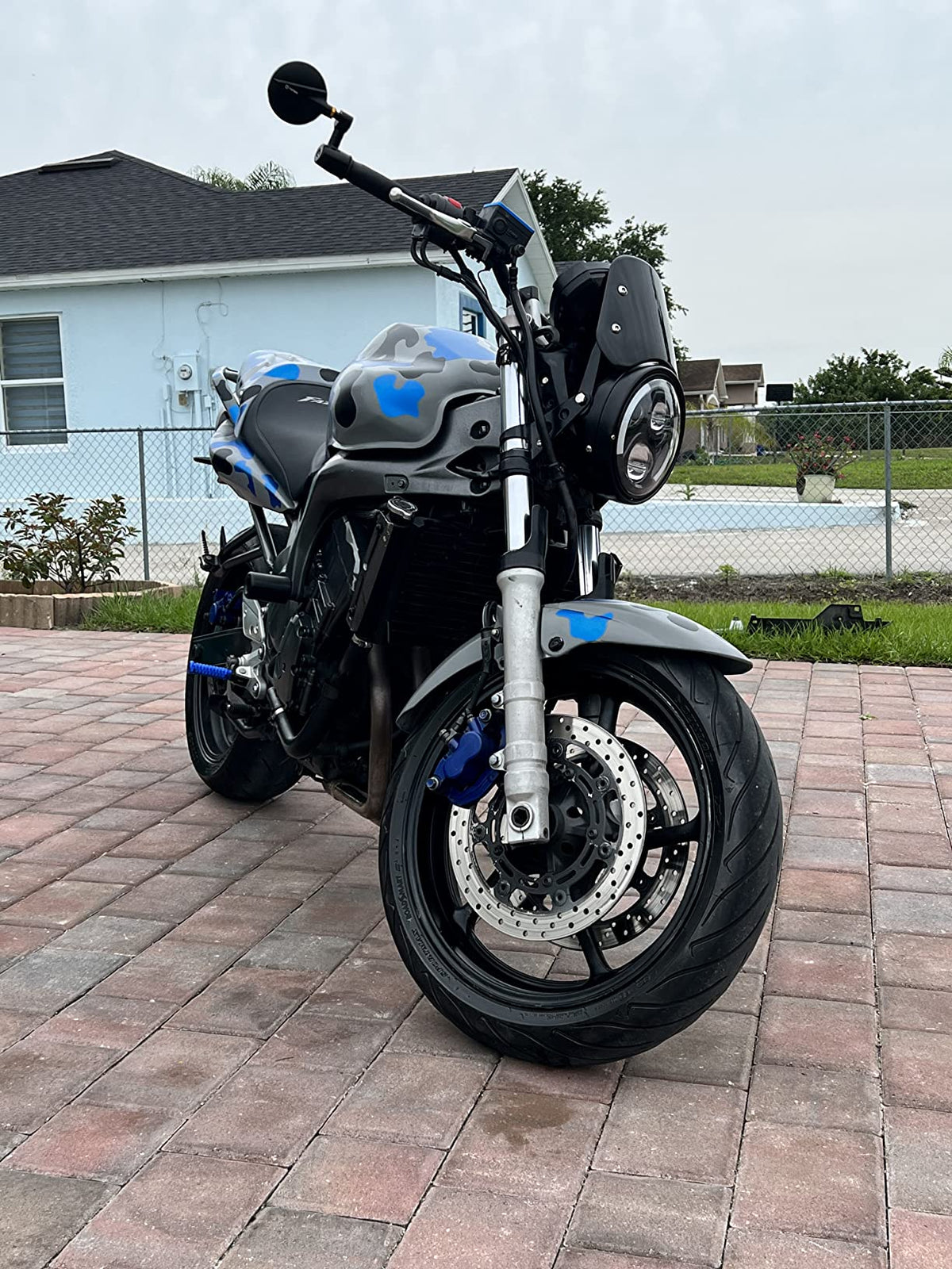 FENRIR Motorcycle bar end mirror in YAMAHA FZ6N