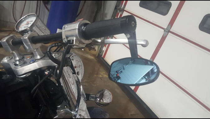 FENRIR Motorcycle bar end mirror in HARLEY