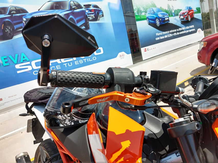 FENRIR Motorcycle bar end mirror in KTM Duke 690