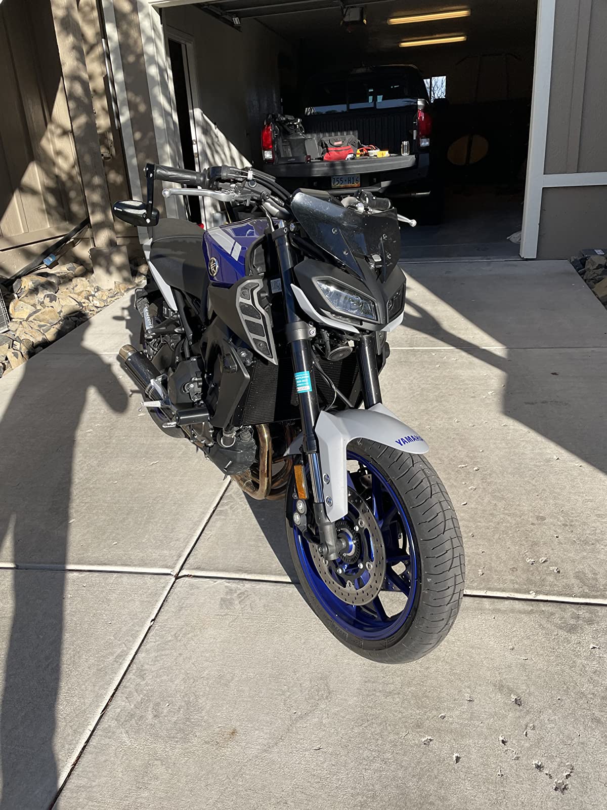 FENRIR Motorcycle bar end mirror in YAMAHA MT09