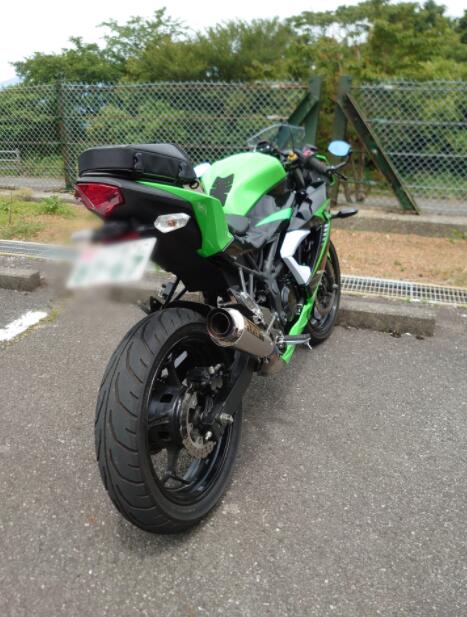 FENRIR Motorcycle bar end mirror in Kawasaki Ninja 400