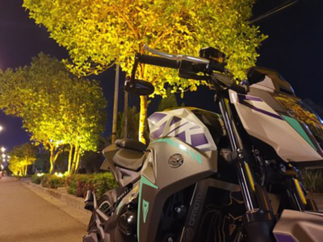 FENRIR Motorcycle bar end mirror in CFMOTO 400NK