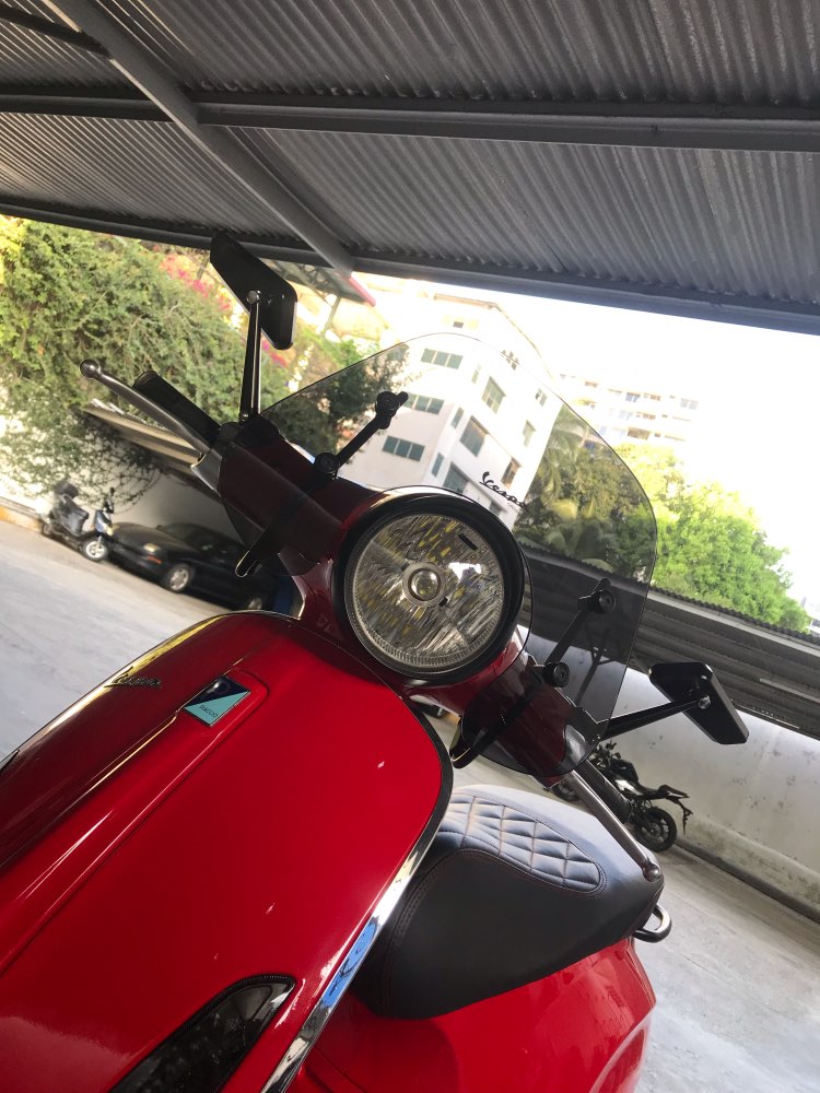 FENRIR Motorcycle mirror in VESPA PRIMAVERA 150