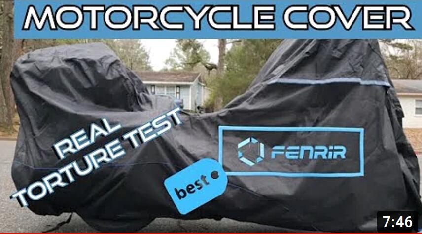 Fenrir Touring Motorcycle Cover / Real Motorcycle Cover Torture Test