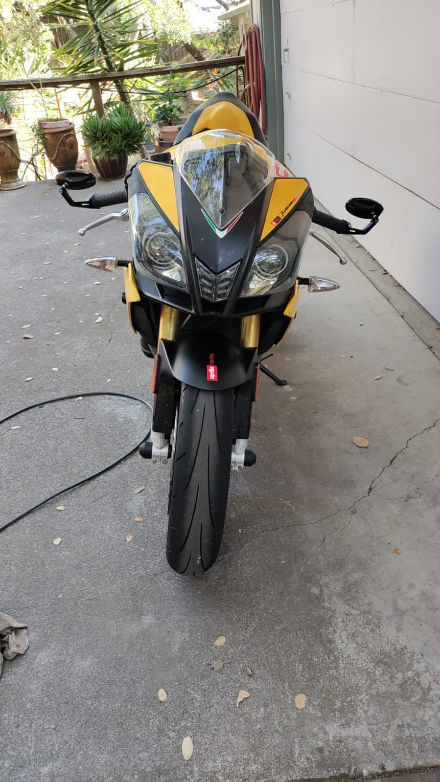 FENRIR Motorcycle bar end mirrror in APRILIA RSV1000