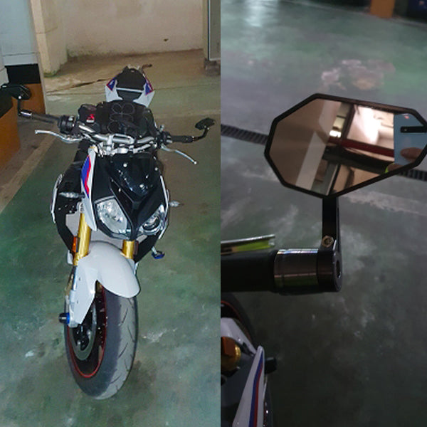 FENRIR Motorcycle bar end mirror in BMW S1000R