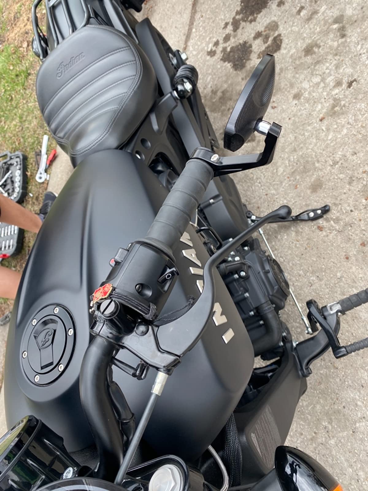 FENRIR Motorcycle bar end mirror in INDIAN SCOUT