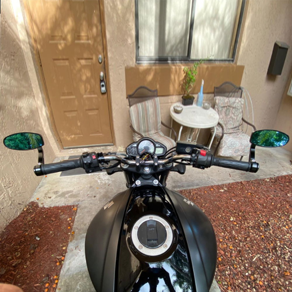 FENRIR Motorcycle bar end mirror in SUZUKI SFV650