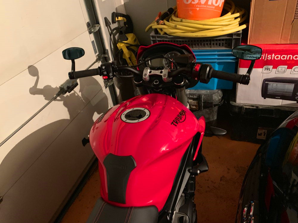 FENRIR Motorcycle bar end mirror in TRIUMPH STREET TRIPLE 675