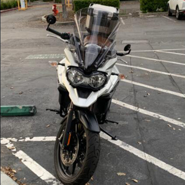 FENRIR Motorcycle bar end mirror in Triumph Tiger 801-0028