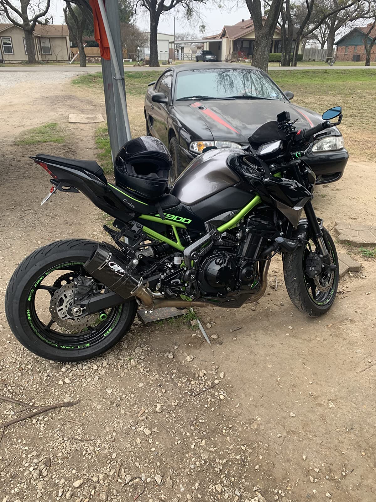 FENRIR Motorcycle bar end mirror in KAWASAKI Z900