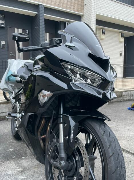 FENRIR Motorcycle bar end mirror in Kawasaki Ninja ZX25R