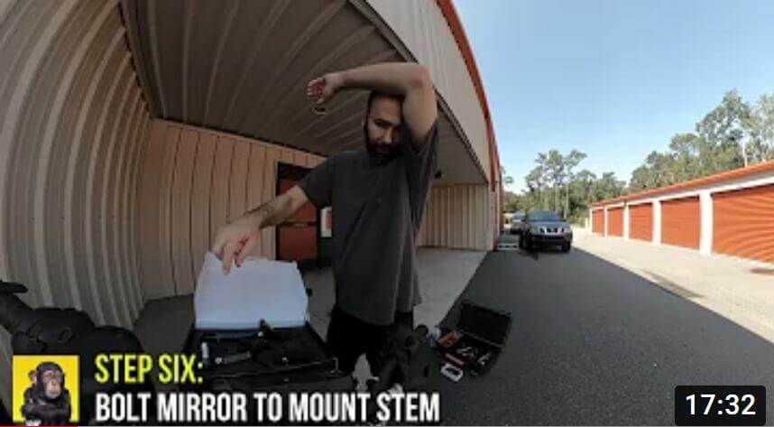 Installing Fenrir Brand Bar End Mirrors on the Indian FTR1200