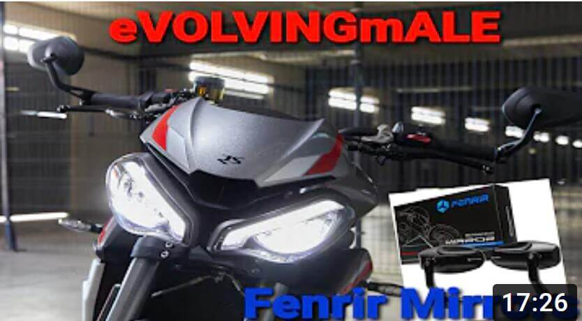 Triumph Street Triple RS Fenrir Mirror Swap