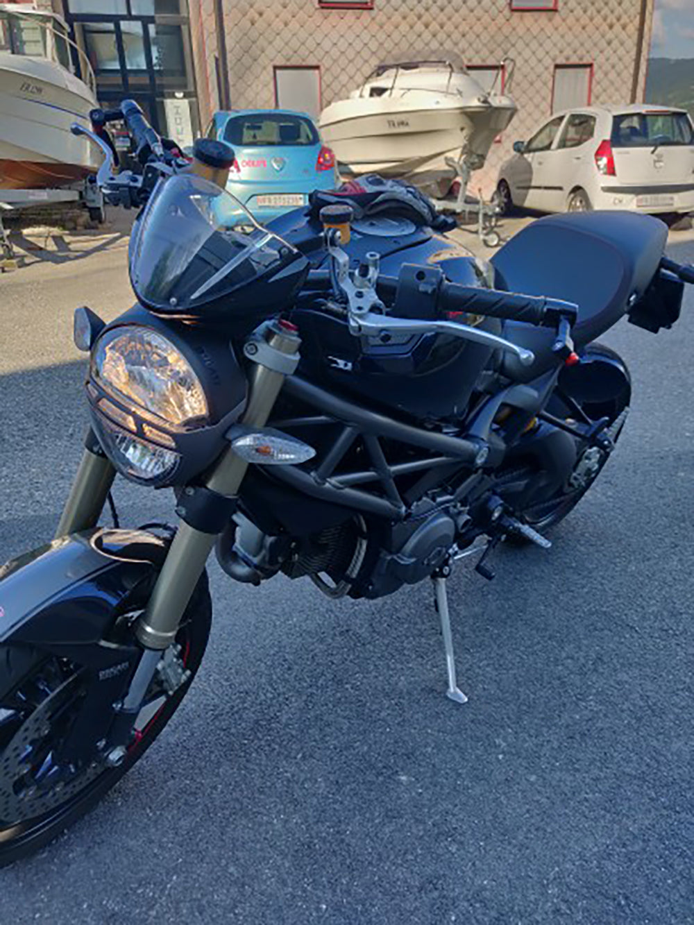 FENRIR Motorcycle bar end mirror in DUCATI MONSTER 821