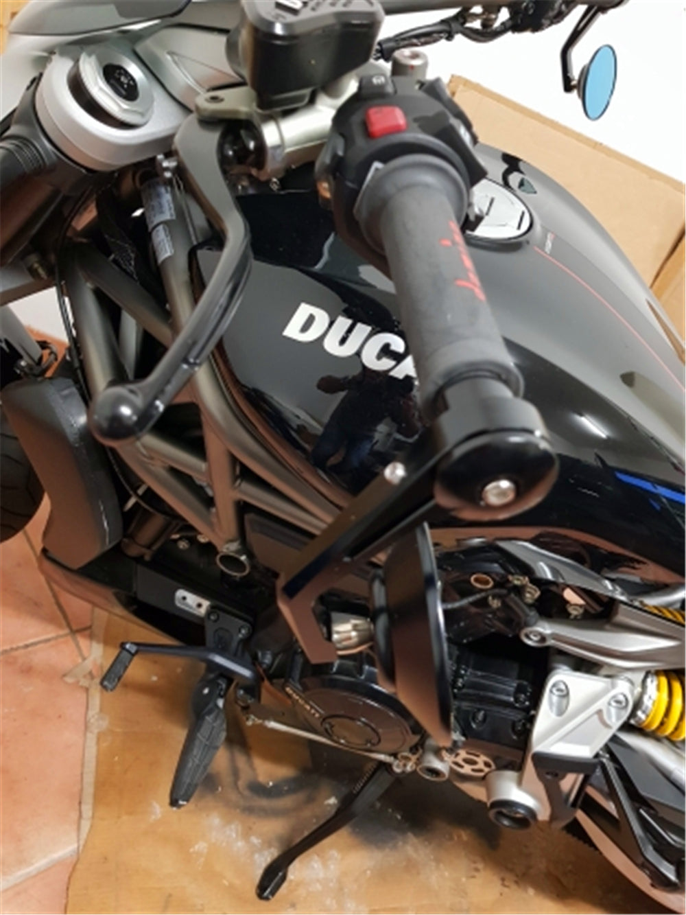 FENRIR Motorcycle bar end mirror in DUCATI MONSTER 797