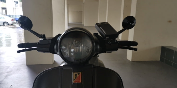 FENRIR Motorcycle bar end mirror in Piaggio 801-0325