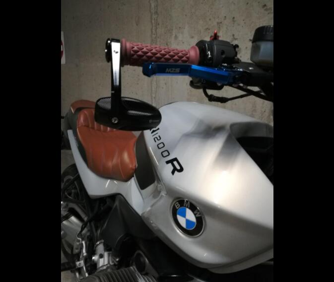 FENRIR Motorcycle bar end mirror in BMW R1200R