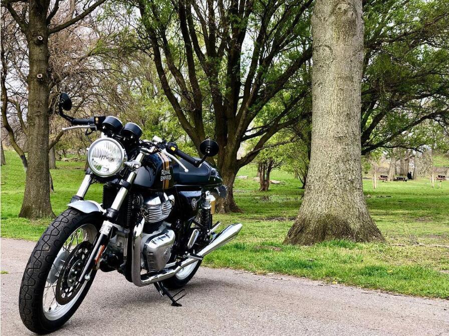 FENRIR Motorcycle mirror in Royal Enfield Continental GT650