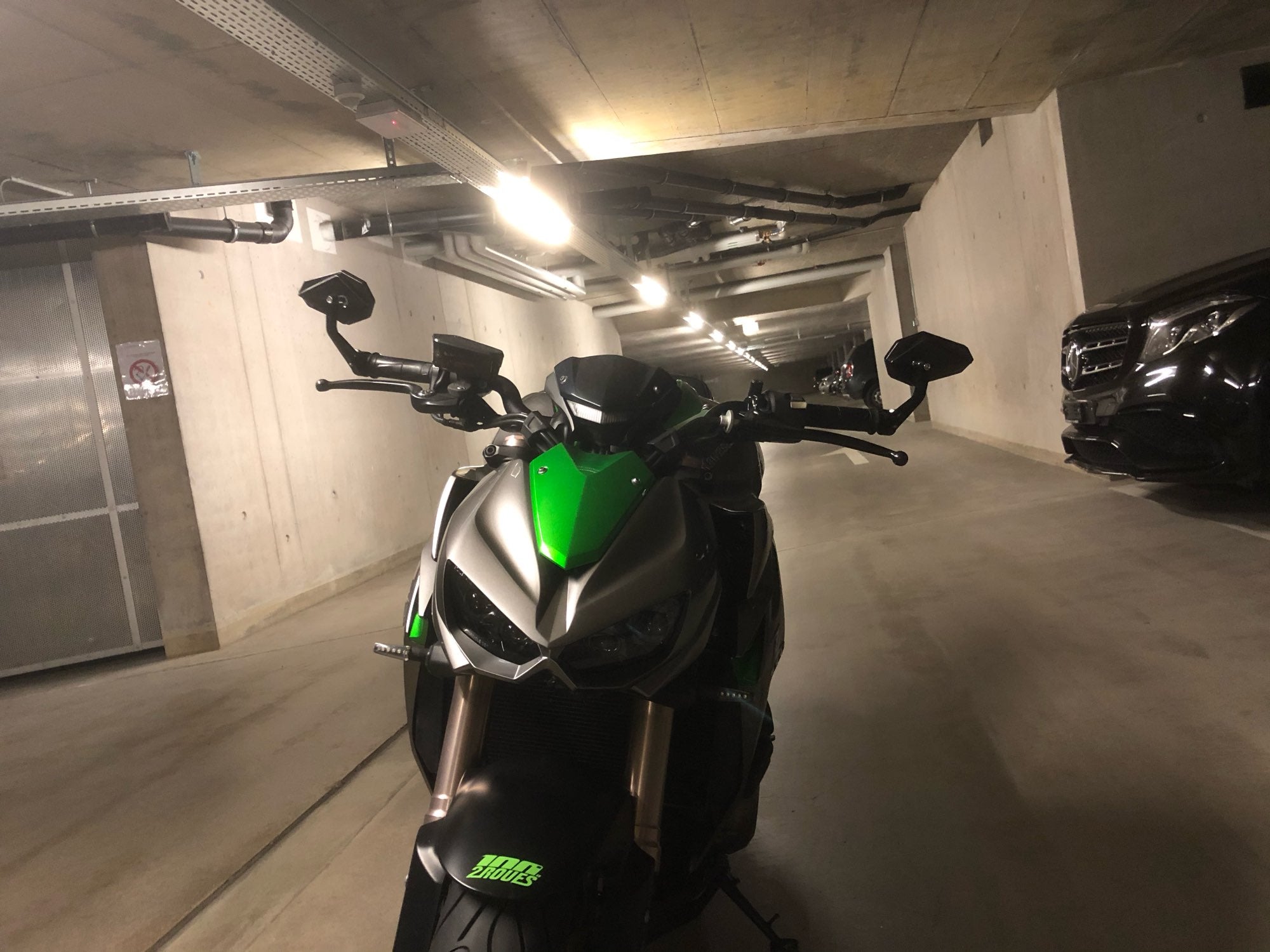 FENRIR Motorcycle bar end mirror in KAWASAKI Z1000