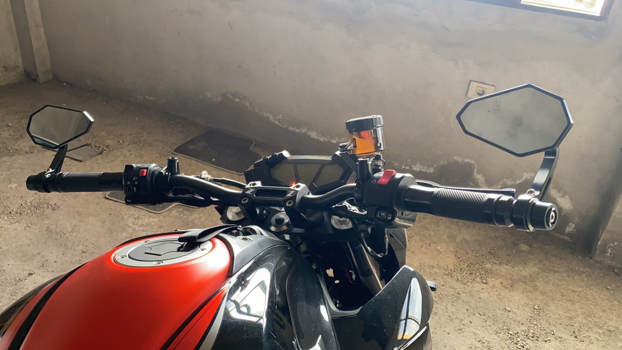 FENRIR Motorcycle bar end mirror in KAWASAKI Z800