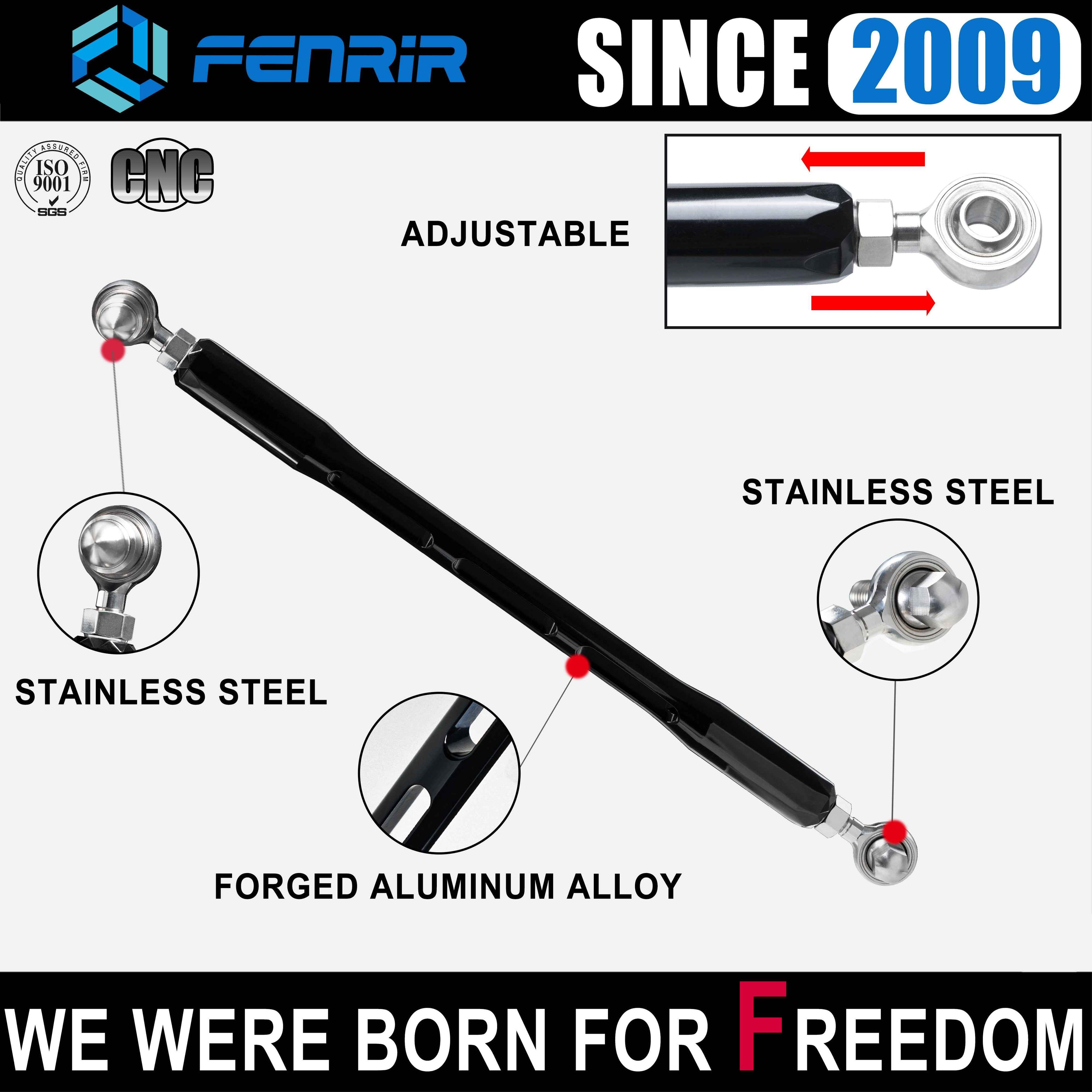 Fenrir Motorcycle Shift Linkage Shifter Rod CNC Forged Aluminum Alloy Adjustable Compatible with Harley Davidson Touring Softail Dyna Trike