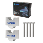 FENRIR 3CM 높인 오토바이 핸들바 라이저 실버 알루미늄 합금 28MM 핸들바용