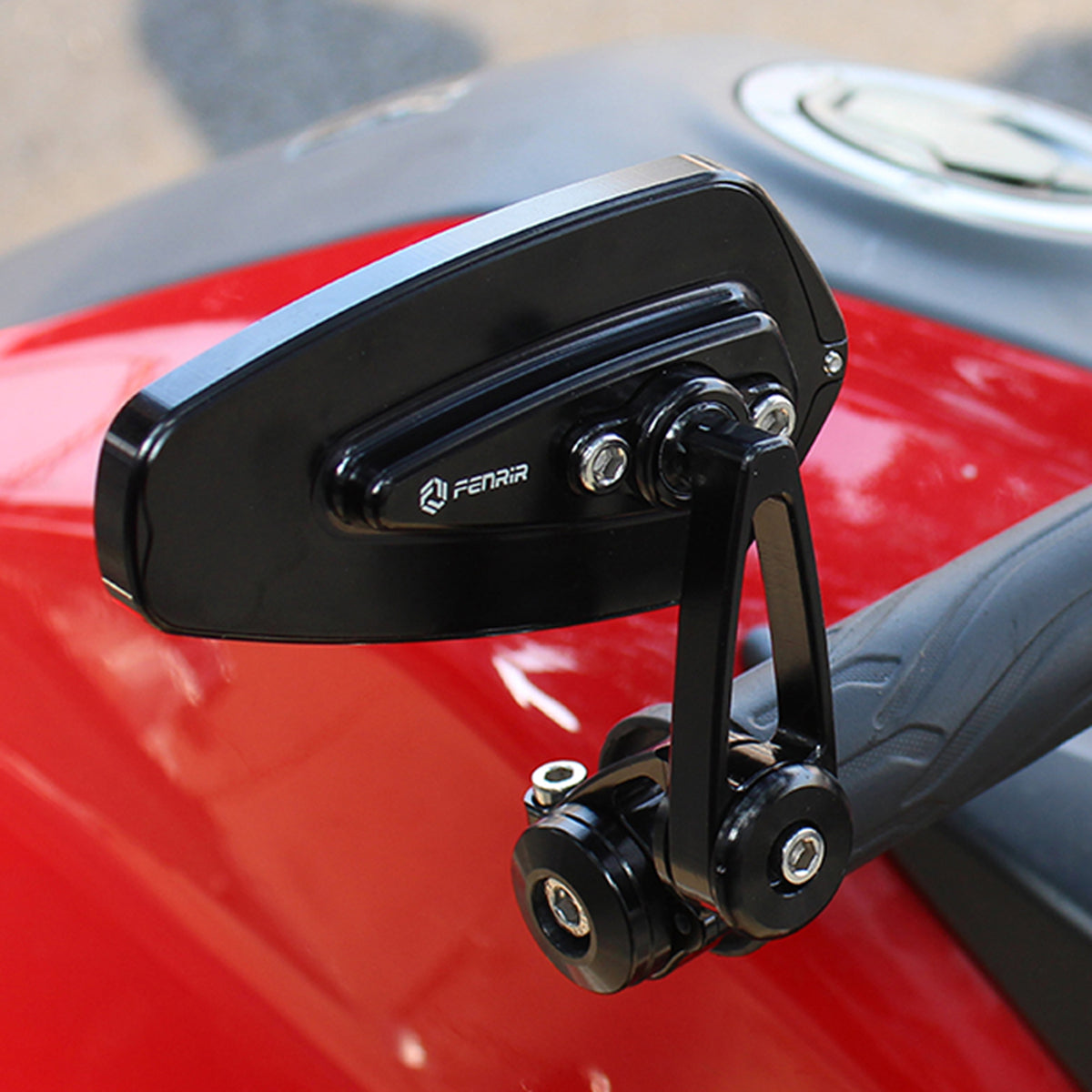 Espejos de extremo de manillar para motocicleta FENRIR para KAWASAKI Z1100 Z1000 Z900 Z800 Z750 Z500 Z400 Z300 Z250 ZH2 Ninja500 Ninja400 ZX6R ZX10R ZX25R ZX4R ZX14R ER6N ER6F Z900RS Z650RS Vulcan S Eliminator