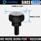 Fenrir Motorcycle Quick Release Seat Bolt Screw 304 Stainless Steel Black Finish For 1997-now Sportster XG XL Dyna Softail Touring CVO