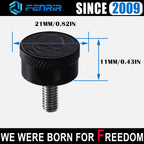 Fenrir Motorcycle Seat Anti Theft Bolt Security Screw Kit 304 Stainless Steel Metal Engraving Skull Horseshoe Motif Compatible with Harley Davidson 1997-Now Sportster Softail Dyna Touring