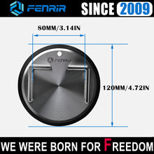 Load image into Gallery viewer, FENRIR 304 Stainless Steel Kickstand Pad Plate Support Coaster Accessory for Motorcycle Bike Scooter Fit Outdoor:Soft ground/Grass/Dirt road/Asphalt road Indoor:Garage floor/Wood floor