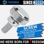 Fenrir Motorcycle Quick Release Seat Bolt Screw 304 Stainless Steel Chrome Finish For 1997-now Sportster XG XL Dyna Softail Touring CVO