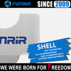 FENRIR Increase 3CM Motorcycle Handlebar Riser Sliver Aluminum Alloy For 22MM Handlebar